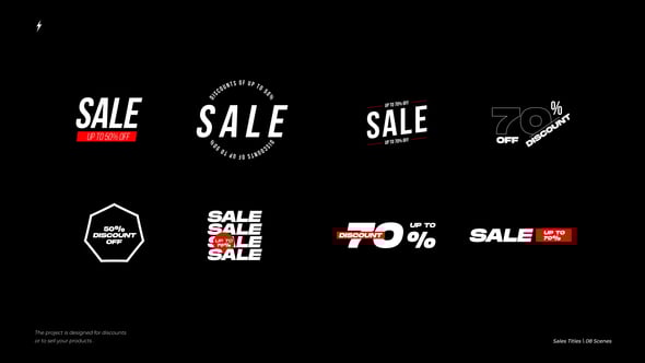Videohive Sales Titles | After Effects