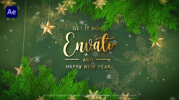 Videohive Merry Christmas Text Reveal 2025