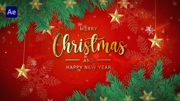 Videohive Merry Christmas Intro 2025 II Happy New Year 2025