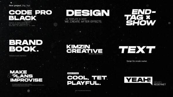 Videohive Big Text // After Effects