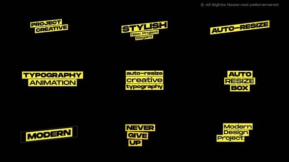 Videohive Auto-Resize Titles 2.0 | AE