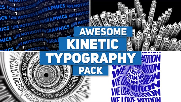 Videohive Kinetic Typography V2 55435009