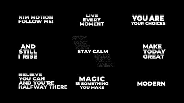 Videohive Titles | After Effects 55545641