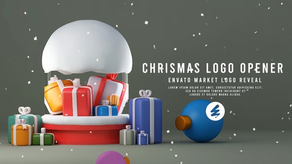 Videohive Christmas Logo Reveal 55433806