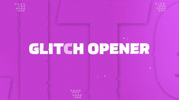 Videohive Glitch Opener 55062092
