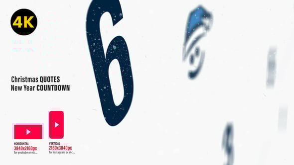Videohive Christmas and New Year – Countdown and Quotes
