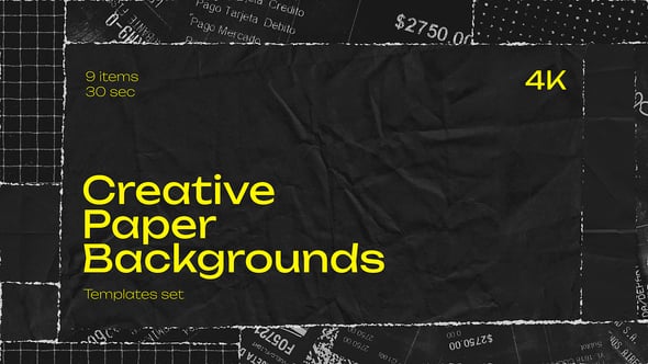 Videohive Creative Paper Backgrounds