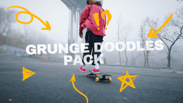 Videohive Grunge Doodles Pack | Branding Pack