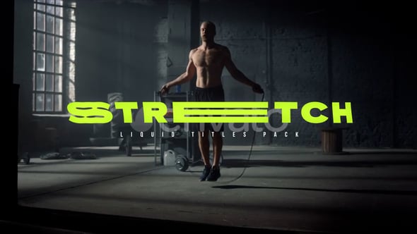 Videohive Stretched Fluid Titles