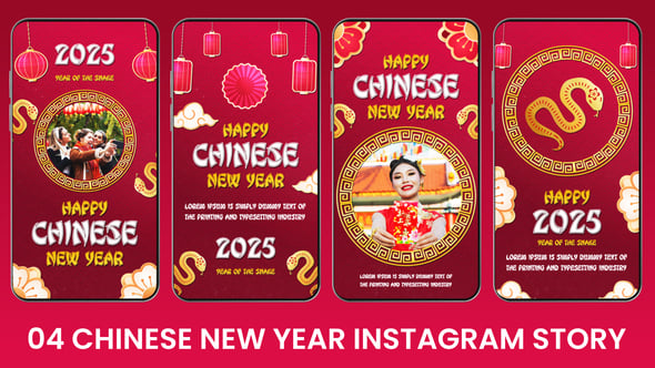 Videohive Elegant Chinese New Year Instagram Stories Pack