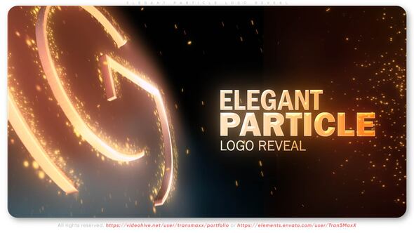 Videohive Elegant Particle Logo Reveal