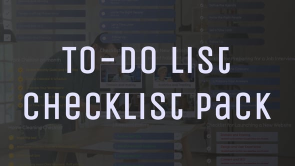 Videohive Modern Checklist Pack