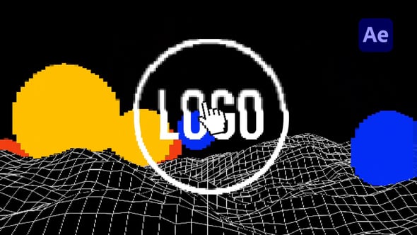 Videohive Pixel Party Logo Reveal