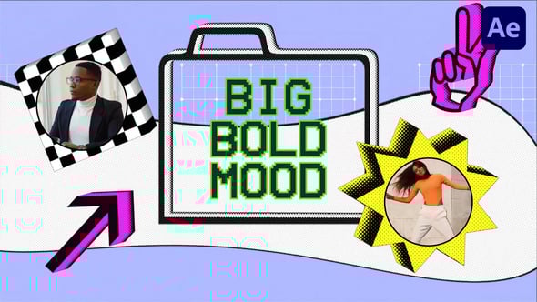 Videohive Halftone Madness Intro