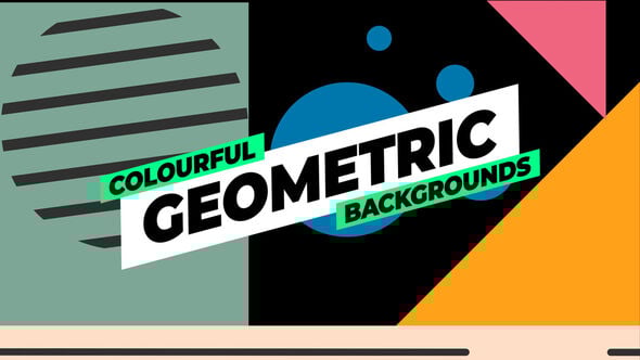 Videohive Geometric Backgrounds 55529064