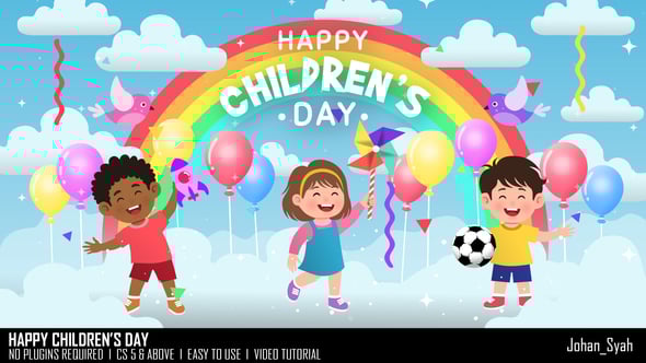 Videohive Happy Childrens Day_Intro