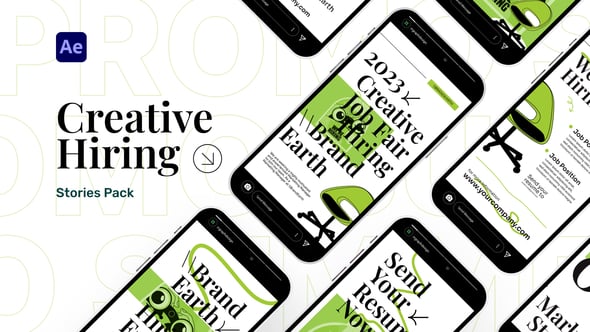 Videohive Creative Hiring Stories Pack