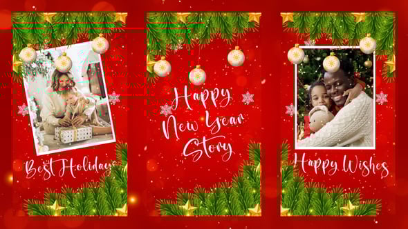 Videohive Merry Christmas and Happy New Year Instagram 55557419