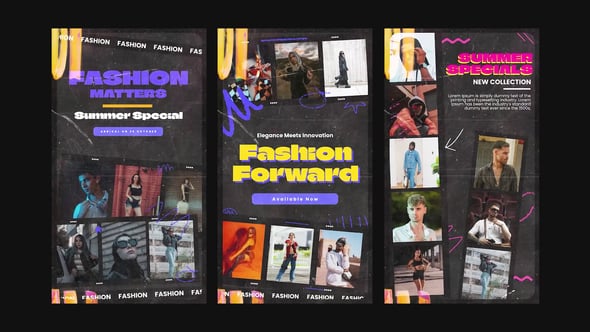 Videohive Fashion Film Strip Story