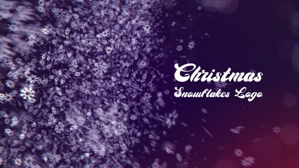 Videohive Christmas Snowflakes Logo | After Effects