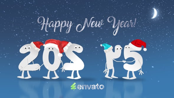 Videohive New Year Cartoon 2025 | After Effects