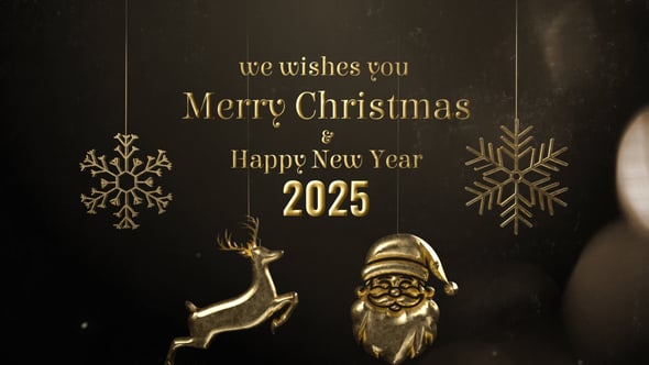 Videohive Merry Christmas Wishes 55415939