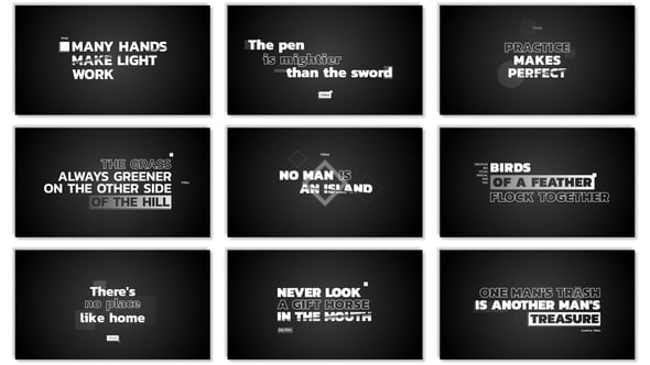 Videohive Cut Titles