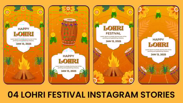 Videohive Lohri Festival Instagram Story