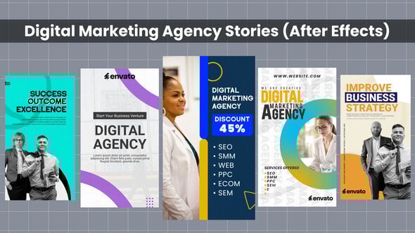Videohive Digital Marketing Agency Stories – Ads Promo