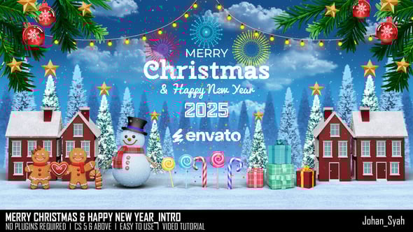 Videohive Merry Christmas & Happy New Year_Intro