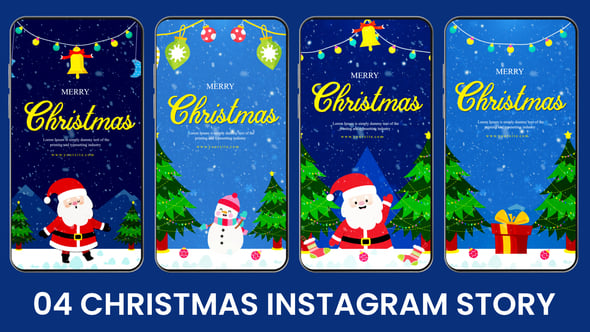 Videohive Merry Christmas Christmas Instagram Story Design