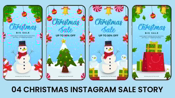 Videohive Merry Christmas Sale Instagram Stories Template