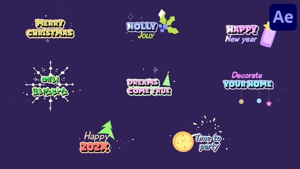Videohive New Year Titles for After Effects