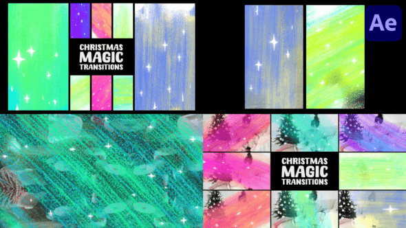 Videohive Christmas Magic Seamless Transitions for After Effects