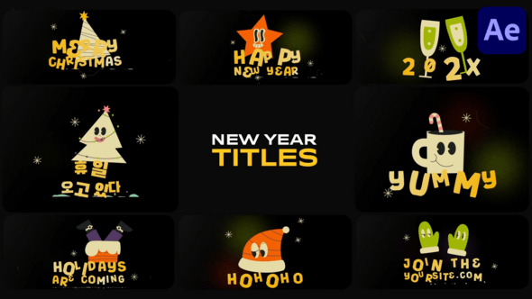 Videohive New Year Titles for After Effects 55262756