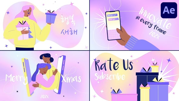 Videohive New Year Slides | After Effects