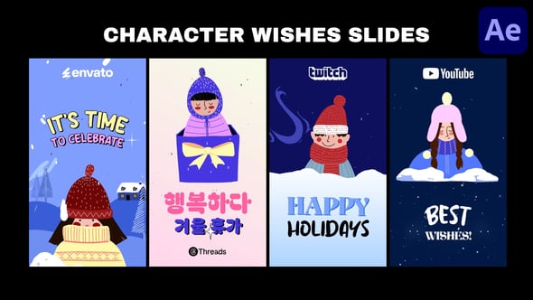 Videohive Characters Wishes Kids Stories | After Effects