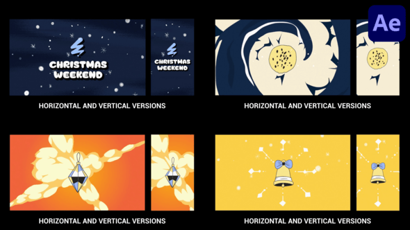 Videohive Christmas Morphing Logo | for After Effects