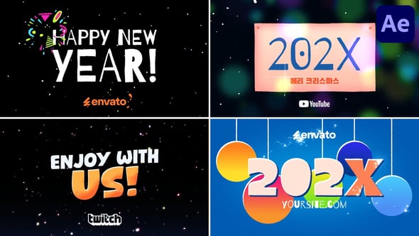 Videohive New Year Typography for After Effects