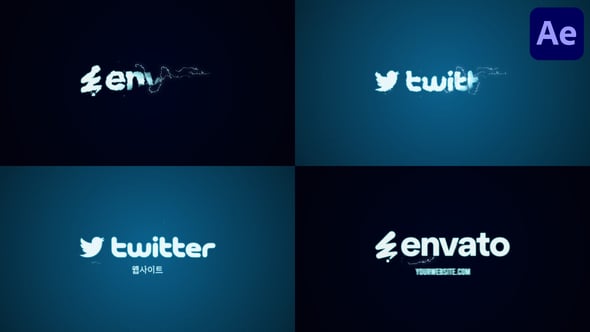 Videohive Clean Electric Logo for After Effects