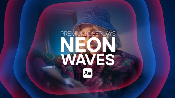 Videohive Premium Overlays Neon Waves