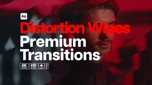 Videohive Premium Transitions Distortion Wipes