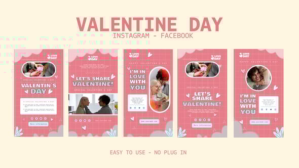 Videohive Valentine Day Instagram Stories 55417183