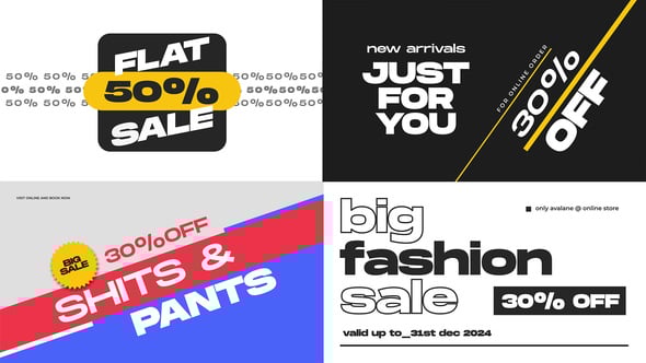 Videohive Fashion Sale Typography