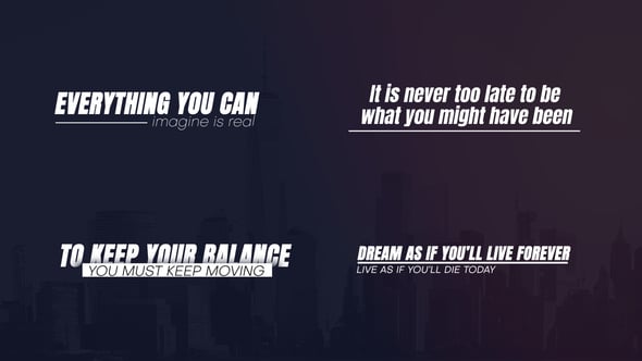 Videohive Minimal Titles 55243689