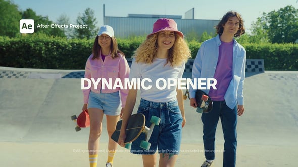 Videohive Dynamic Opener Promo 55468009