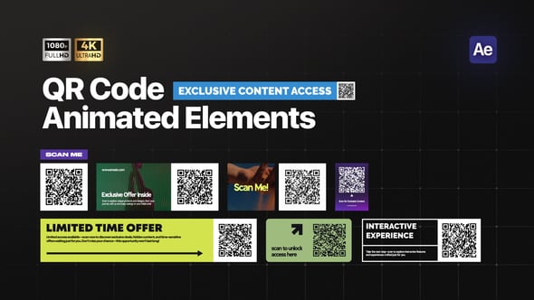 Videohive QR Code Elements