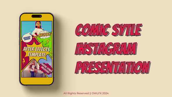 Videohive Comic Style Instagram Reels and Story Opener
