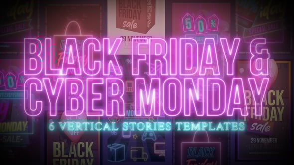 Videohive Black Friday and Cyber Monday Stories