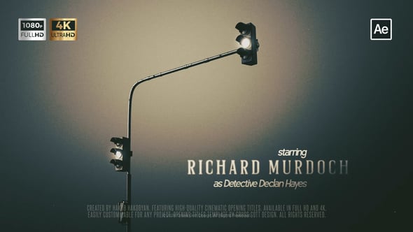 Videohive Dark City Opening Titles
